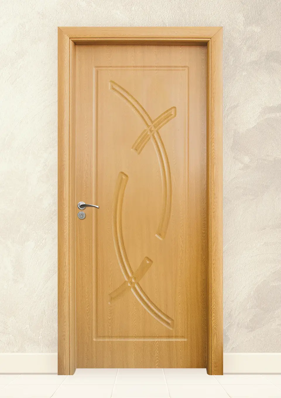 Интериорна врата Standart модел 056p Светъл Дъб